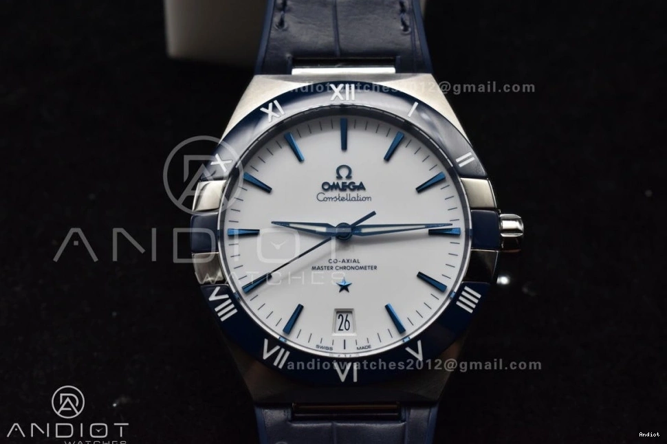 on Blue 1:1 Best 543 Edition SS Gummy A8900 Super White FashionForward Constellation Dial Strap Clone Ceramic VSF Blue 0819